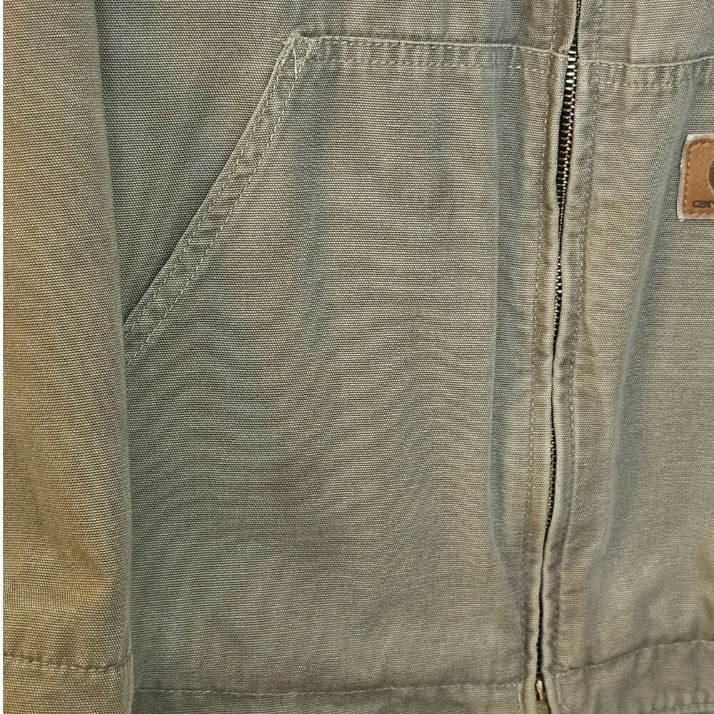 Carhartt Brown Canvas Work Chore Utility Jacket